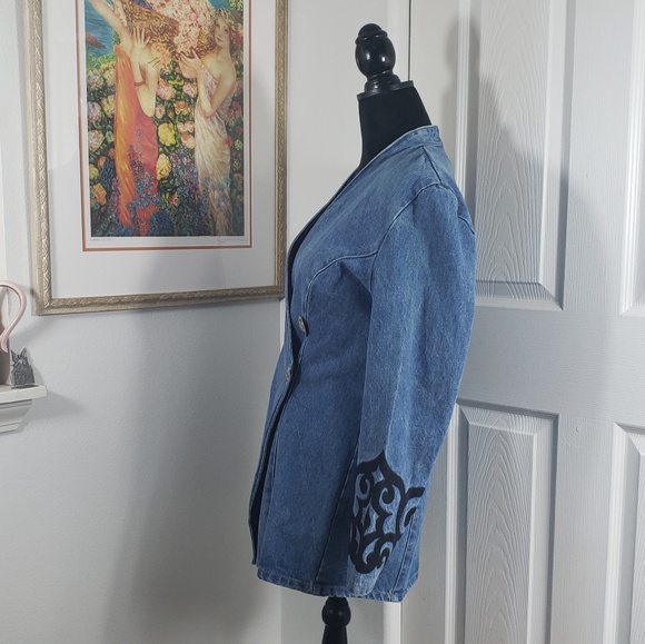 Saddle Ridge Vintage Collection Denim Jacket sz M - Picture 5 of 8